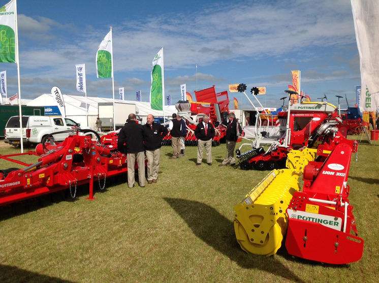 Führende Landtechnik bei Cereals Event 2015 (UK)