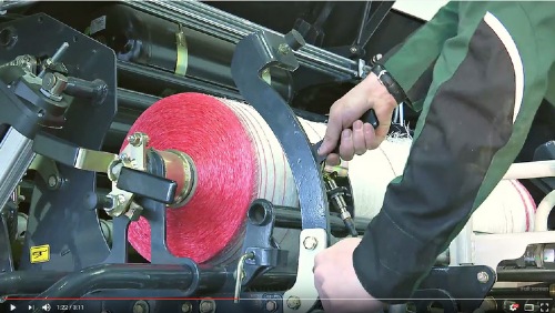 Tutorial video: Changing the net wrap on an IMPRESS round baler