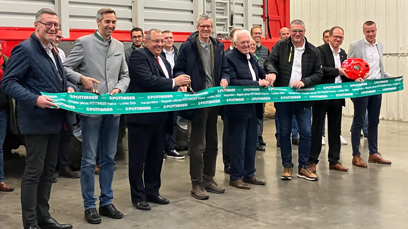 Inauguration du magasin de pièces détachées PÖTTINGER à Ludres