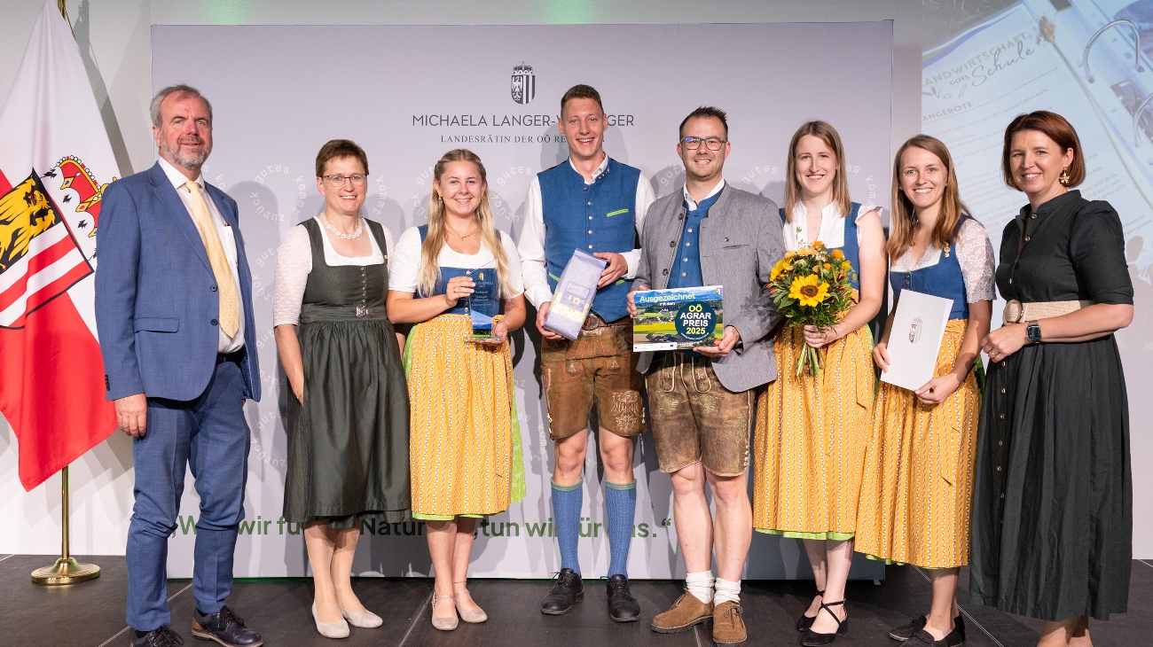 OÖ Agrarpreis 2025 für Projekt – Landwirtschaft goes Schule