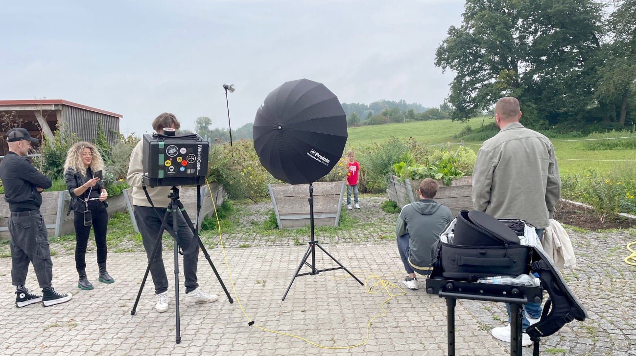 Merchandise in professionelles Licht gerückt