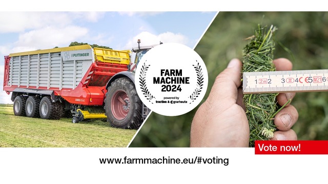 JUMBO 8000 nominiert für „FARM MACHINE 2024“ und Publikumspreis