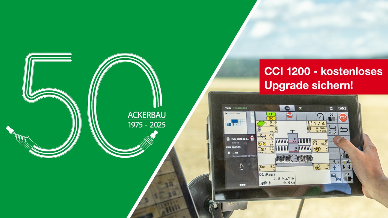 Jubiläumsaktion CCI 1200 ISOBUS Terminal