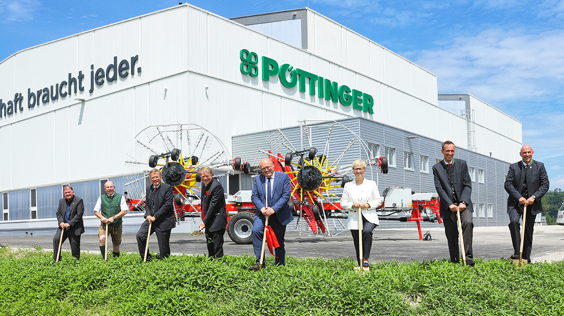 Quatrième usine PÖTTINGER : inauguration et lancement de chantier 