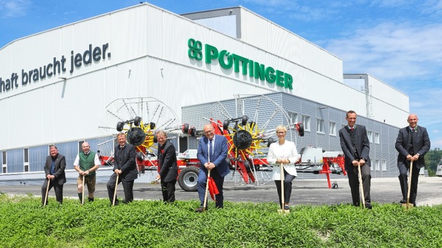 The fourth PÖTTINGER plant: Official opening, and the next groundbreaking