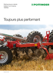 Déchaumeurs à dents traînés 3 et 4 barres TERRIA